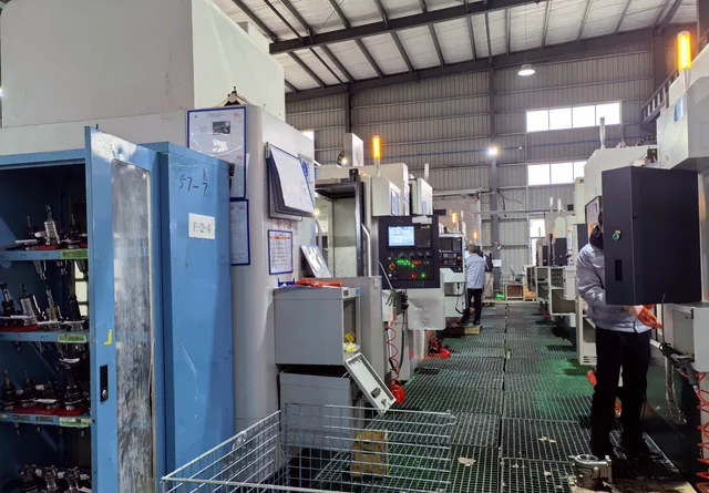 CNC machining line for precision castings and industrial metal components