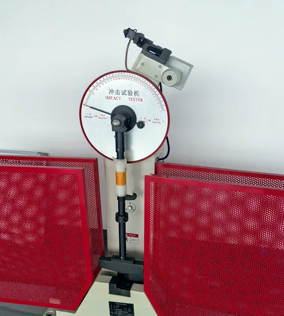 Impact tester for metal casting sample toughness verification