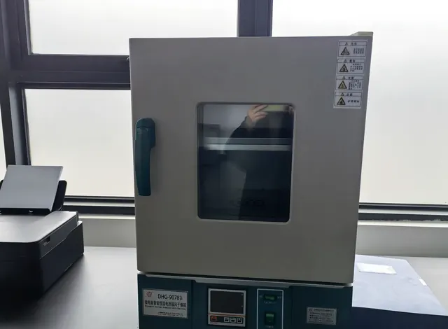Laboratory drying oven used for sample preparation and quality control
